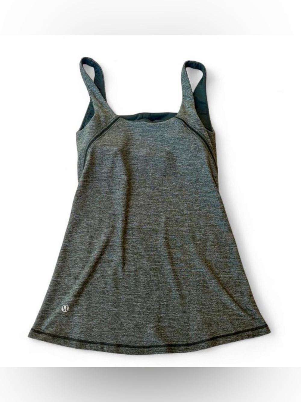 Lululemon Amala Tank Heathered Gator Green – Women’s Size 4 | Great Condition